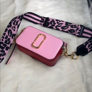 Marc Jacobs pink and red purse